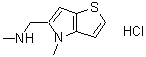 CAS#: 335033-68-6, N-Methyl-N-[(4-Methyl-4H-Thieno[3,2-b]Pyrrol-5-Yl)Methyl]Amine Hydrochloride