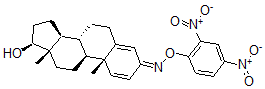 CAS#: 33514-82-8, (3Z,8R,9S,10R,13S,14S,17S)-3-(2,4-Dinitrophenoxy)Imino-10,13-Dimethyl-6,7,8,9,11,12,14,15,16,17-Decahydrocyclopenta[a]Phenanthren-17-Ol