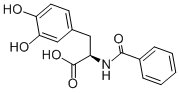 CAS 登录号：33515-36-5， 2-(苯甲酰基氨基)-3-(3,4-二羟基苯基)丙酸