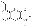 CAS 登录号：335196-05-9， 2-氯-8-乙基-喹啉-3-甲醛