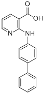 CAS#: 33522-82-6, 2-[(4-Phenylphenyl)Amino]Pyridine-3-Carboxylic Acid