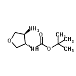CAS#: 335276-55-6, 2-Methyl-2-Propanyl [(3S,4S)-4-Aminotetrahydro-3-Furanyl]Carbamate