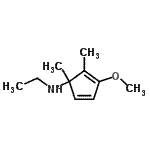 CAS#: 335387-39-8, N-Ethyl-3-Methoxy-1,2-Dimethyl-2,4-Cyclopentadien-1-Amine