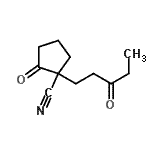CAS#: 335421-55-1, 2-Oxo-1-(3-Oxopentyl)Cyclopentanecarbonitrile