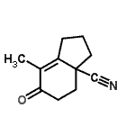 CAS#: 335421-62-0, 7-Methyl-6-oxo-1,2,3,4,5,6-hexahydro-3aH-indene-3a-carbonitrile