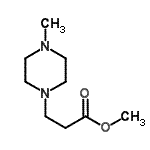 CAS 登录号：33544-40-0， 甲基3-(4-甲基-1-哌嗪基)丙酸酯