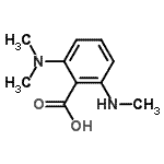 CAS 登录号：335640-45-4， 2-(二甲基氨基)-6-(甲基氨基)苯甲酸