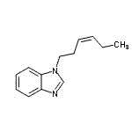 CAS 登录号：336106-20-8， 1-[(3Z)-3-己烯-1-基]-1H-苯并咪唑
