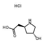 CAS 登录号：336182-11-7， [(2S,4R)-4-羟基-2-吡咯烷基]乙酸盐酸盐(1:1)