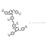 CAS#: 33628-34-1, Hexasodium 5-({2,4-Bis[(4-Sulfonatophenyl)Amino]-1,2-Dihydro-1,3,5-Triazin-2-Yl}Amino)-2-{(E)-2-[4-({2,4-Bis[(4-Sulfonatophenyl)Amino]-2,5-Dihydro-1,3,5-Triazin-2-Yl}Amino)-2-Sulfonatophenyl]Vinyl}Ben Zenesulfonate