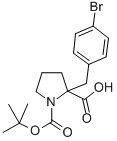 CAS#: 336817-91-5, 1-Boc-2-(4-bromobenzyl)-2-pyrrolidinecarboxylic acid