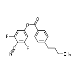 CAS#: 337367-02-9, (4-Cyano-3,5-Difluoro-Phenyl) 4-Butylbenzoate