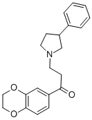 CAS#: 33743-96-3, 1-(2,3-Dihydro-1,4-Benzodioxin-7-Yl)-3-(3-Phenylpyrrolidin-1-Yl)Propan-1-One Hydrochloride
