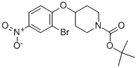 CAS#: 337520-16-8, Tert-Butyl 4-(2-Bromo-4-Nitrophenoxy)Piperidine-1-Carboxylate