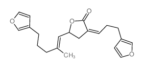 CAS#: 33762-13-9, (3Z)-5-(5-Furan-3-Yl-2-Methylpent-1-Enyl)-3-(3-Furan-3-Ylpropylidene)Oxolan-2-One