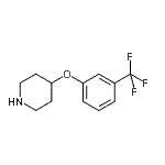 CAS#: 337912-66-0, 4-[3-(Trifluoromethyl)Phenoxy]Piperidine