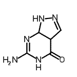CAS#: 337963-42-5, 6-Amino-1,3A,5,7A-Tetrahydro-4H-Pyrazolo[3,4-d]Pyrimidin-4-One