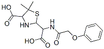 CAS#: 33823-37-9, 2-[2-Hydroxy-2-Oxo-1-[[2-(Phenoxy)Acetyl]Amino]Ethyl]-5,5-Dimethyl-1,3-Thiazolidine-4-Carboxylic Acid