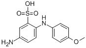 CAS#: 33836-66-7, 5-Amino-2-(4-Methoxyanilino)Benzenesulphonic Acid