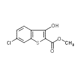CAS#: 33851-22-8, Methyl 6-Chloro-3-Hydroxy-1-Benzothiophene-2-Carboxylate