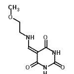 CAS#: 338986-56-4, 5-{[(2-Methoxyethyl)Amino]Methylene}-2,4,6(1H,3H,5H)-Pyrimidinetrione
