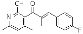 CAS#: 339359-96-5, (2E)-3-(4-Fluorophenyl)-1-(2-Hydroxy-4,6-Dimethyl-3-Pyridinyl)-2-Methyl-2-Propen-1-One