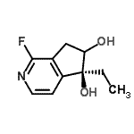CAS#: 340268-59-9, (5S)-5-Ethyl-1-Fluoro-6,7-Dihydro-5H-Cyclopenta[c]Pyridine-5,6-Diol