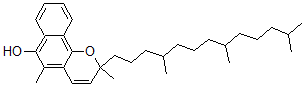 CAS#: 34044-00-3, 2,5-Dimethyl-2-(4,8,12-Trimethyltridecyl)Benzo[h]Chromen-6-Ol