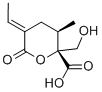 CAS#: 34081-95-3, (2S,3R,5E)-5-Ethylidene-2-(Hydroxymethyl)-3-Methyl-6-Oxooxane-2-Carboxylic Acid