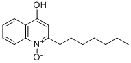 CAS 登录号：341-88-8， 2-庚基-1-羟基喹啉-4-酮