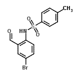 CAS 登录号：34159-05-2， N-(4-溴-2-甲酰基苯基)-4-甲基苯磺酰胺