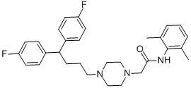 CAS 登录号：3416-26-0， 利多氟嗪