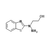 CAS#: 34173-38-1, 2-[1-(1,3-Benzothiazol-2-Yl)Hydrazino]Ethanol