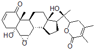 CAS#: 34199-22-9, 5,20-dihydroxy-6,7-epoxy-1-oxo-5-witha-2,24-dienolide