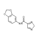 CAS#: 342013-70-1, N-(1,3-Benzodioxol-5-Yl)-1,2,5-Thiadiazole-3-Carboxamide
