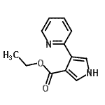 CAS#: 342025-71-2, Ethyl 4-(2-Pyridinyl)-1H-Pyrrole-3-Carboxylate