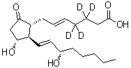 CAS 登录号：34210-10-1， (5Z,11alpha,13E,15S)-11,15-二羟基-9-氧代(3,3,4,4-<sup>2</sup>H<sub>4</sub>)前列腺-5,13-二烯-1-酸