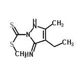 CAS#: 342411-69-2, Methyl 4-Ethyl-5-Imino-3-Methyl-2,5-Dihydro-1H-Pyrazole-1-Carbodithioate