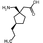 CAS#: 342652-57-7, [(1S,3R)-1-(Aminomethyl)-3-Propylcyclopentyl]Acetic Acid