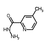 CAS#: 34285-72-8, 4-Methyl-2-Pyridinecarbohydrazide