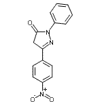 CAS 登录号：34320-83-7， 5-(4-硝基苯基)-2-苯基-2,4-二氢-3H-吡唑-3-酮