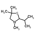 CAS#: 343340-10-3, 2-Isopropyl-3,5,5-Trimethyl-1,3-Thiazolidine