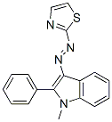 CAS#: 34367-95-8, (1-Methyl-2-Phenylindol-3-Yl)-(1,3-Thiazol-2-Yl)Diazene