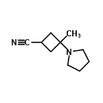 CAS 登录号：343788-26-1， 3-甲基-3-(1-吡咯烷基)环丁烷甲腈