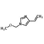 CAS 登录号：343880-83-1， 1-(甲氧基甲基)-4-乙烯基-1H-咪唑