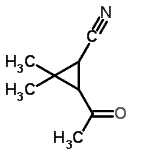 CAS#: 343928-93-8, 3-Acetyl-2,2-Dimethylcyclopropanecarbonitrile