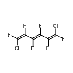 CAS#: 344-01-4, (1E,3E,5E)-1,6-Dichloro-1,2,3,4,5,6-Hexafluoro-1,3,5-Hexatriene