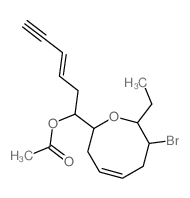 CAS#: 3442-58-8, [(E,1R)-1-[(2R,4Z,7S,8R)-7-Bromo-8-Ethyl-3,6,7,8-Tetrahydro-2H-Oxocin-2-Yl]Hex-3-En-5-Ynyl] Acetate