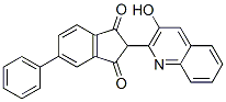 CAS 登录号：34432-91-2， 2-(3-羟基喹啉-2-基)-5-苯基茚-1,3-二酮