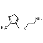 CAS 登录号：344354-81-0， 2-{[(5-甲基-2H-咪唑-4-基)甲基]硫基}乙胺